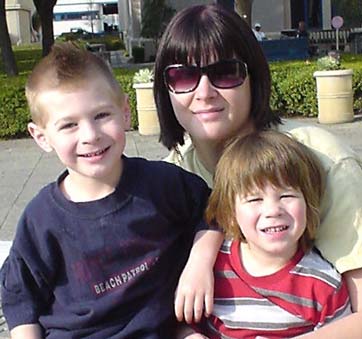 Mom and boys